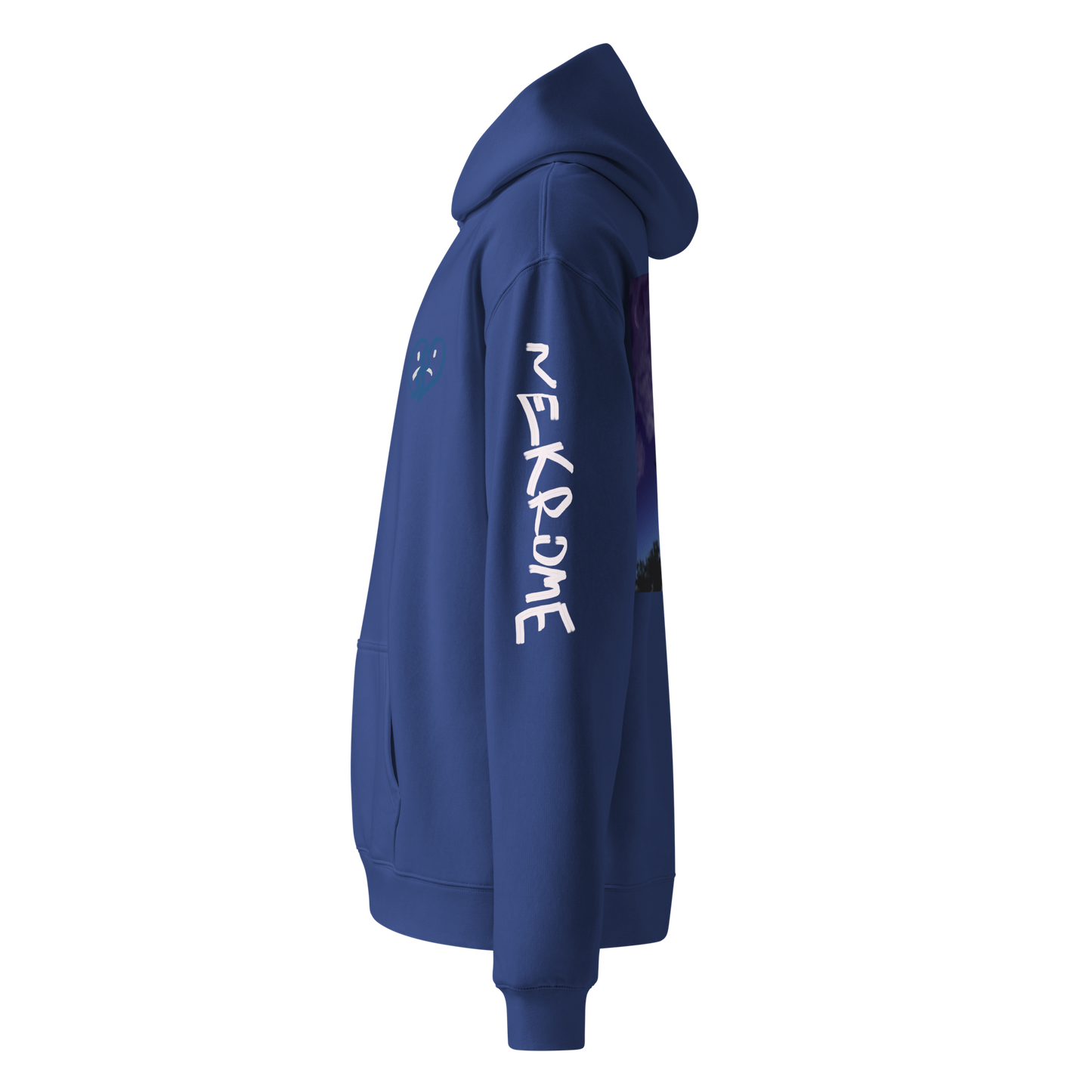 INTO THE NIGHT - Hoodie (Cobalt)